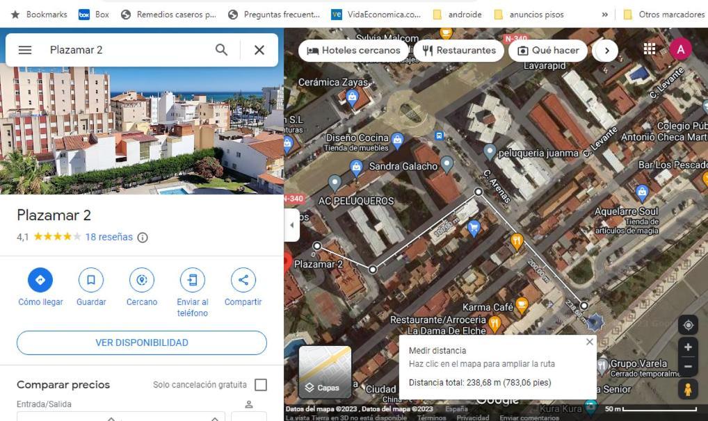1 Hab, Confort 4 Plazas A 180M Playa, Plazamarcentro 2 ตอร์เรเดลมาร์ ภายนอก รูปภาพ